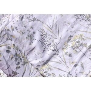 Rachel Ashwell 4PC KING Sheet Set Grey/Yellow/White Paintbrush Floral Cotton New